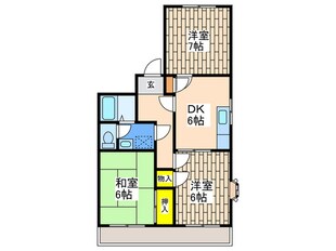 サニーヒル石名坂の物件間取画像